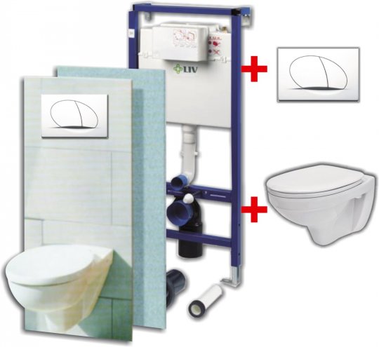 Beépített WC tartály magyarázó ábra